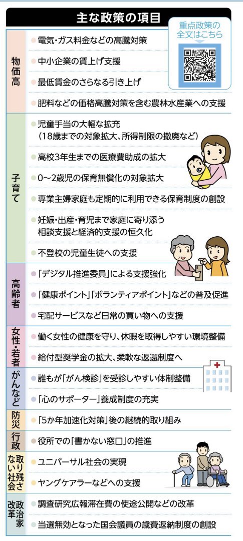 公明党の政策で、安心・活力ある社会に