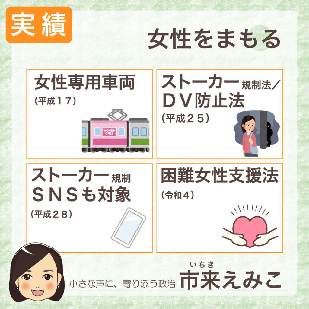 女性をまもる